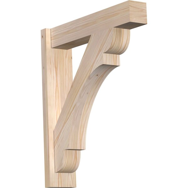 Ekena Millwork Olympic Block Smooth Outlooker, Douglas Fir, 5 1/2"W x 24"D x 28"H OUT06X24X28OLY05SDF - main